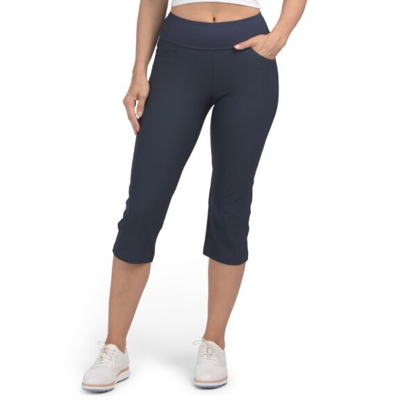 PUMA GOLF Navy Blazer Capri Pants - Picture 1 of 2